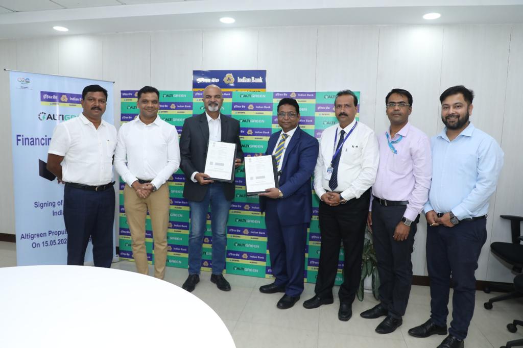 Altigreen Partners With Indian Bank To Provide Retail Finance Solution
