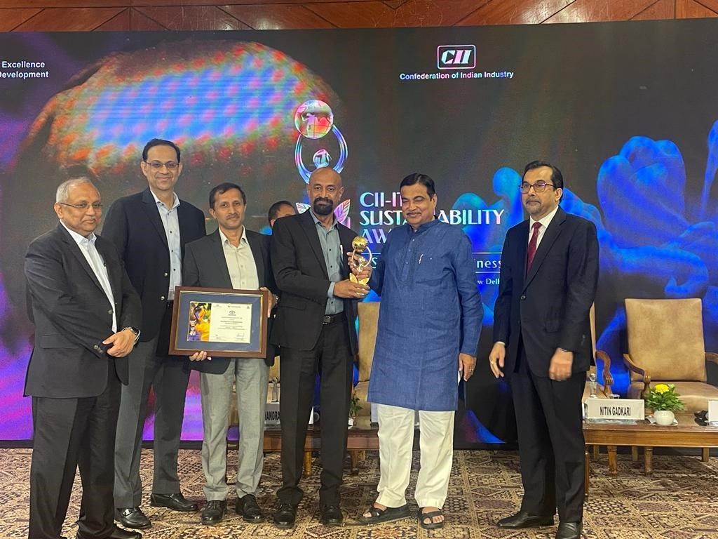 Toyota Kirloskar Motor honoured with CII-ITC Sustainability Awards 2022
