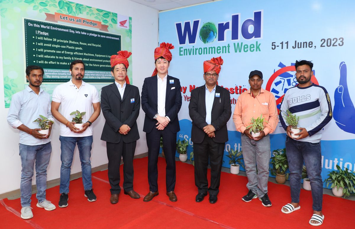 Driving The Change, Honda Motorcycle & Scooter India celebrates World Environment Week 2023
