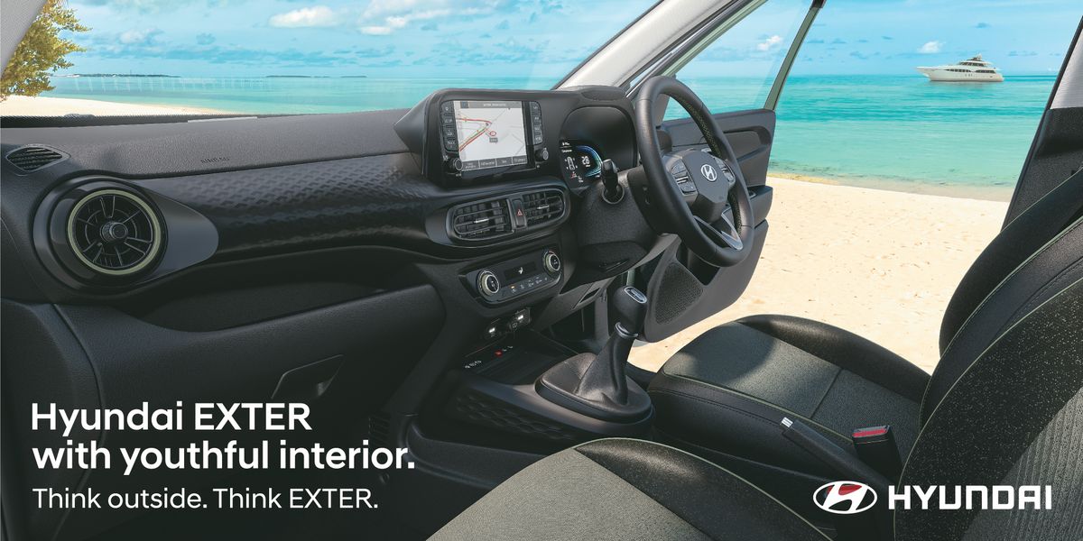 Hyundai EXTER redefines in-car experiences with segment leading connected car technologies and superior comfort with best-in-class cabin space