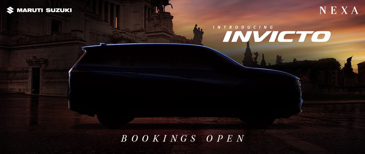 Maruti Suzuki commences bookings for its upcoming premium 3-Row UV- ‘INVICTO’
