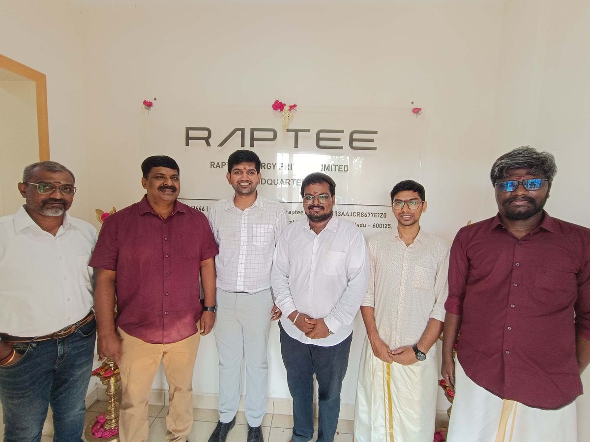 Premium Electric Motorcycle Startup, Raptee opens its first manufacturing plant in Chennai