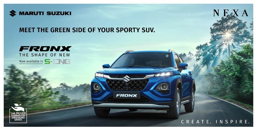 Maruti Suzuki introduces S-CNG technology in its Sporty SUV FRONX at NEXA