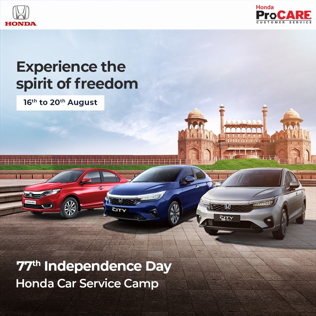 Honda Cars India organizes nationwide ‘Independence Day Service Camp’