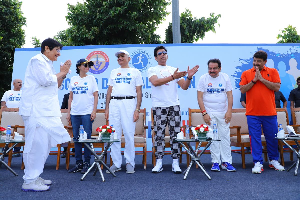 Vascular Society of India's Walkathon held in 26 cities pan India on 6th Aug'23