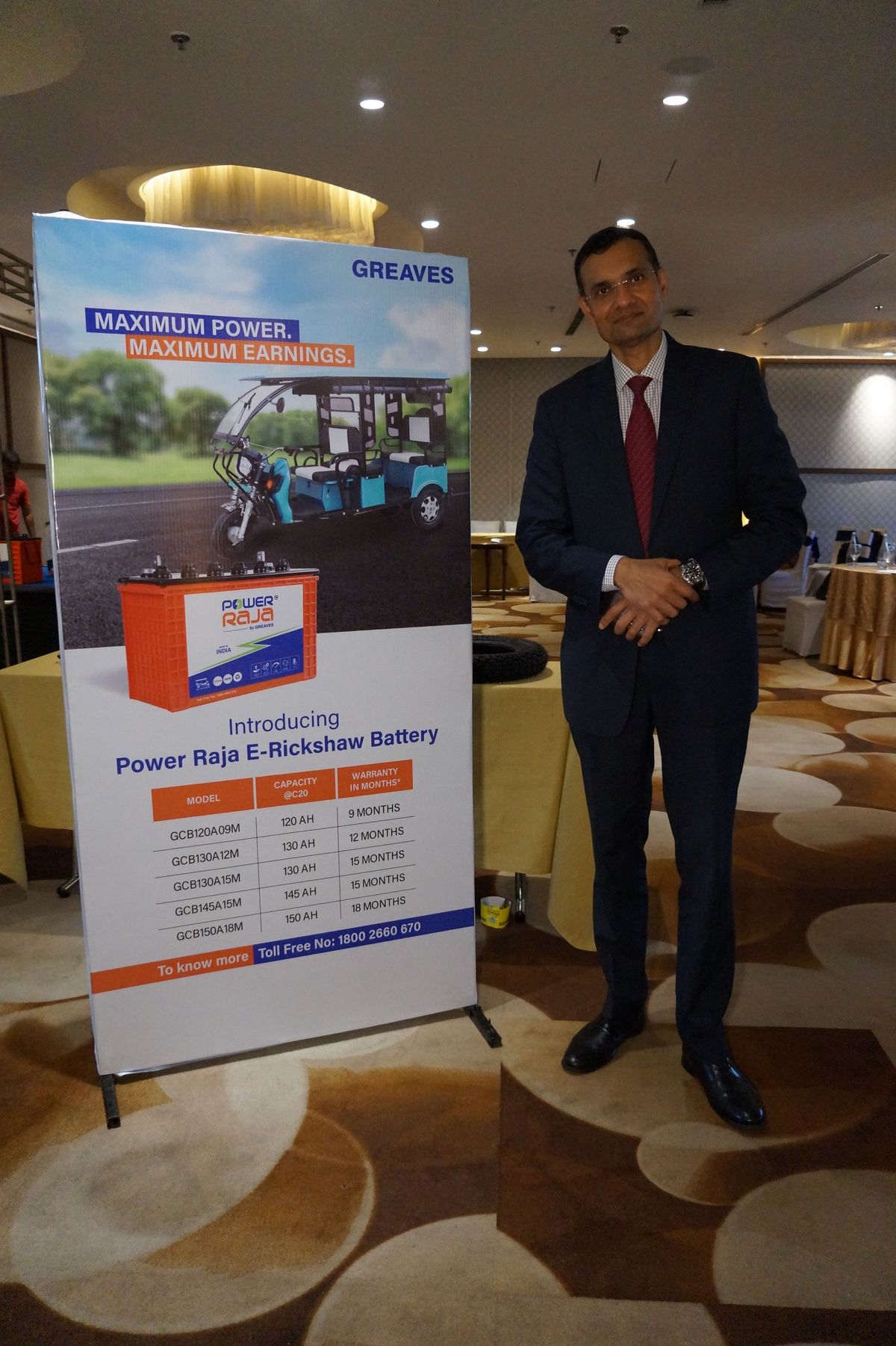 Greaves Retail launches Power Raja:  A Comprehensive Range of E-Rickshaw Batteries