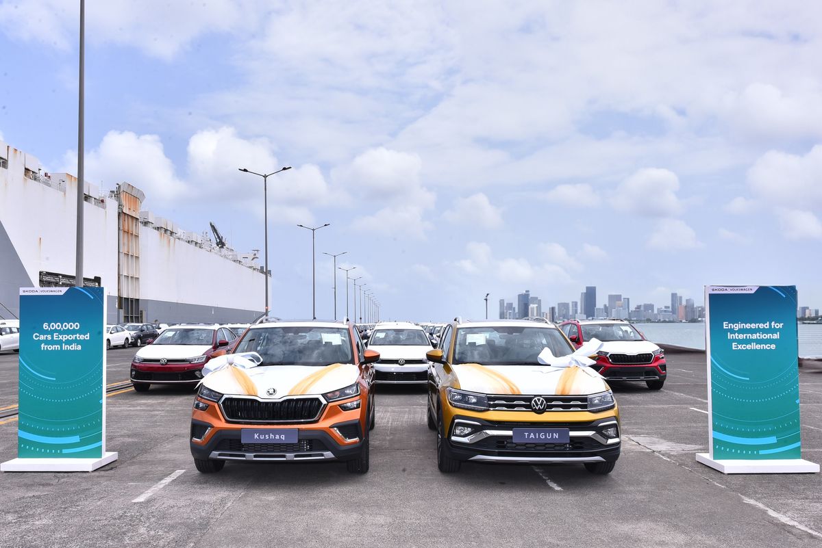 Škoda Auto Volkswagen India Crosses 600,000 Car Exports Milestone