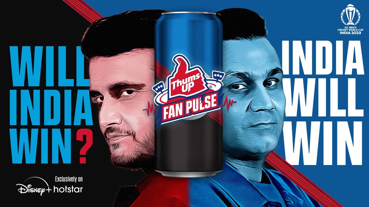 Thums Up, the official Beverage Partner of ICC Men’s Cricket World Cup 2023, Launches 'Thums Up Fan Pulse' with Disney+ Hotstar featuring cricket legends