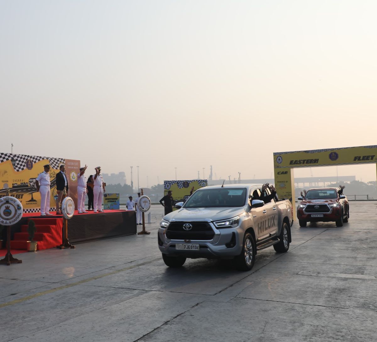 Toyota Kirloskar Motor Join Hands with Indian Navy for the ‘Eastern Naval Fleet Drive - The Eastern Arc'