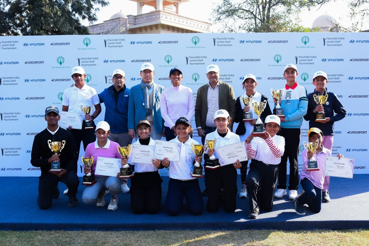 Hyundai Motor India Celebrates the Success of Hyundai India Junior Golf Tournament 2023