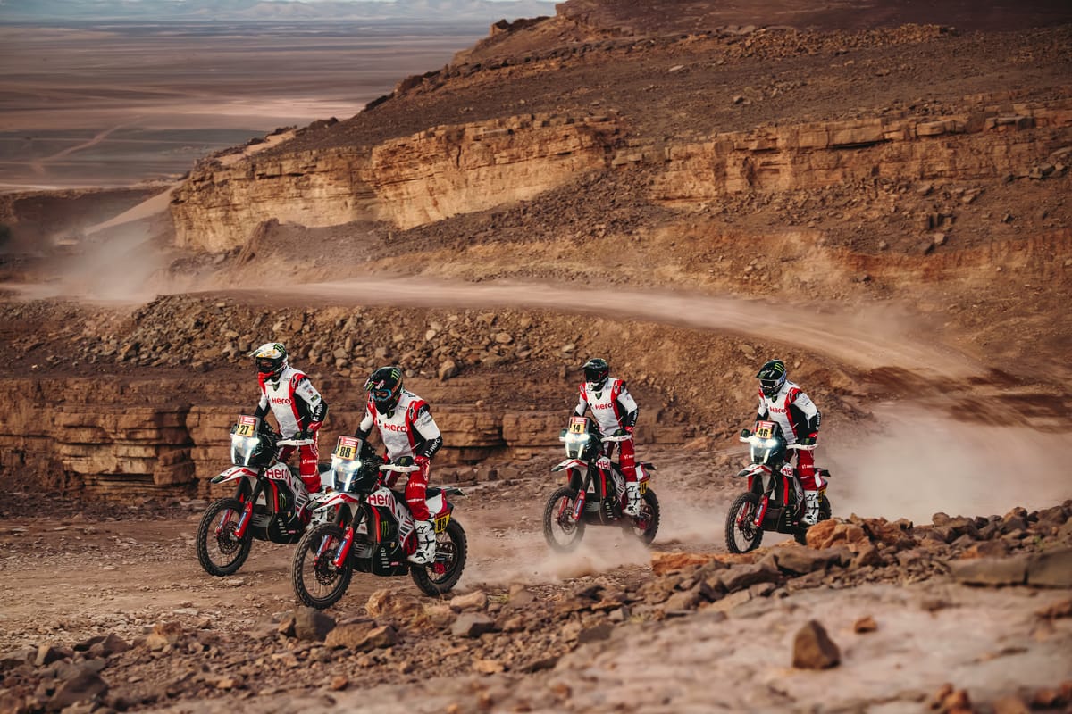 Hero MotoSports Team Rally gears up for their 8th consecutive Dakar Rally