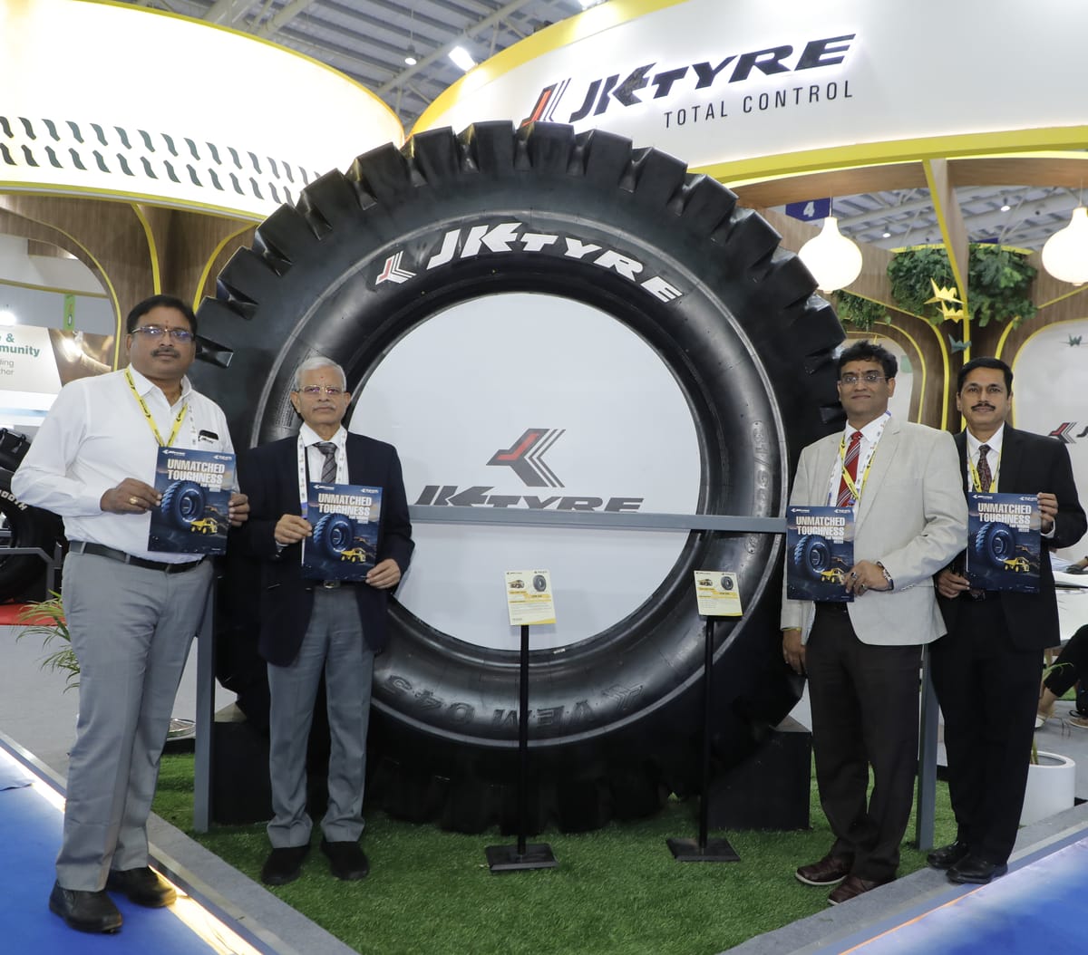 JK Tyre unveils innovative Tyre solutions in OTR segment