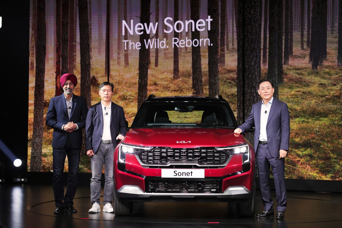 New Kia Sonet debuts with a Bold New Design, ADAS, and 6 Airbags