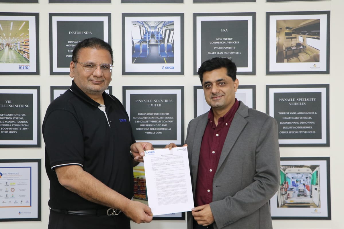 GreenCell Mobility & EKA Mobility sign MoU to deploy 1000 electric buses