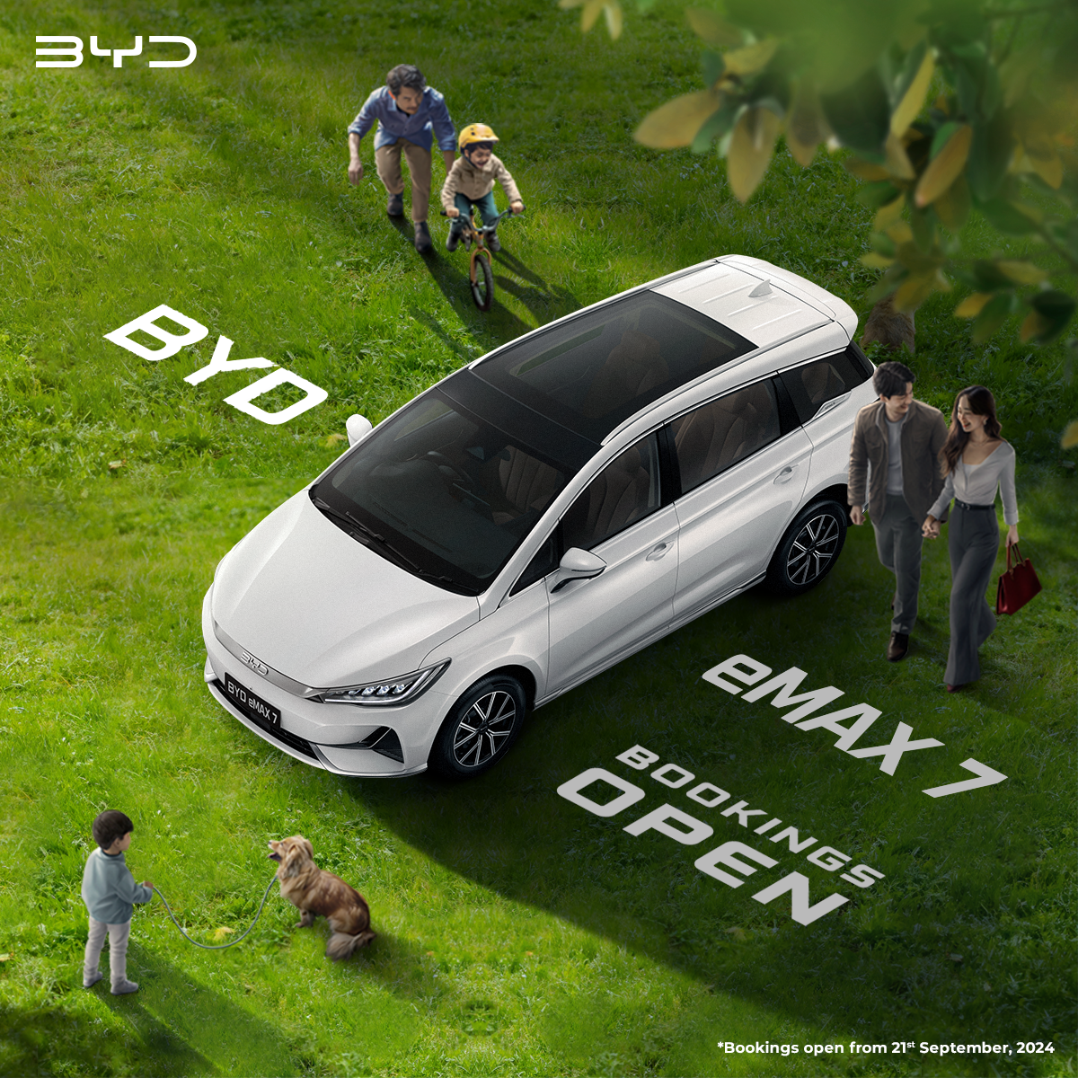 BYD India Opens Bookings the BYD eMAX 7