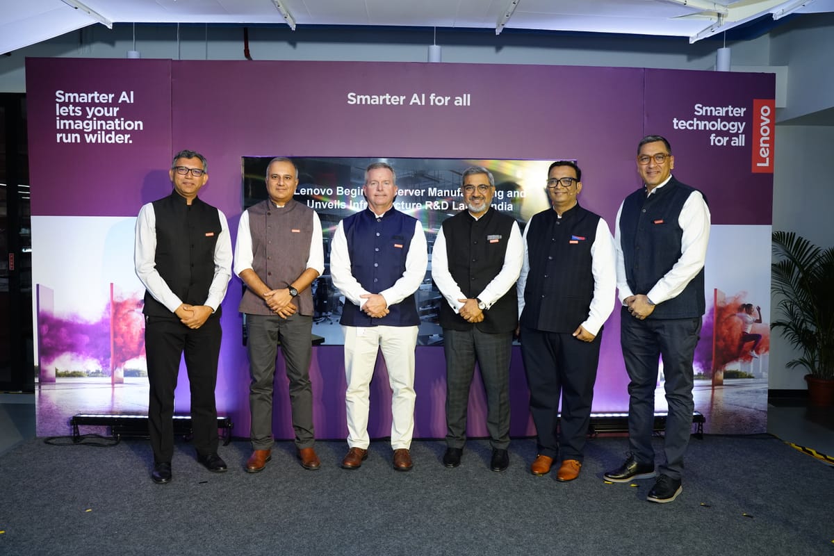 Lenovo Begins AI Server Manufacturing and Unveils Infrastructure R&D Lab in India