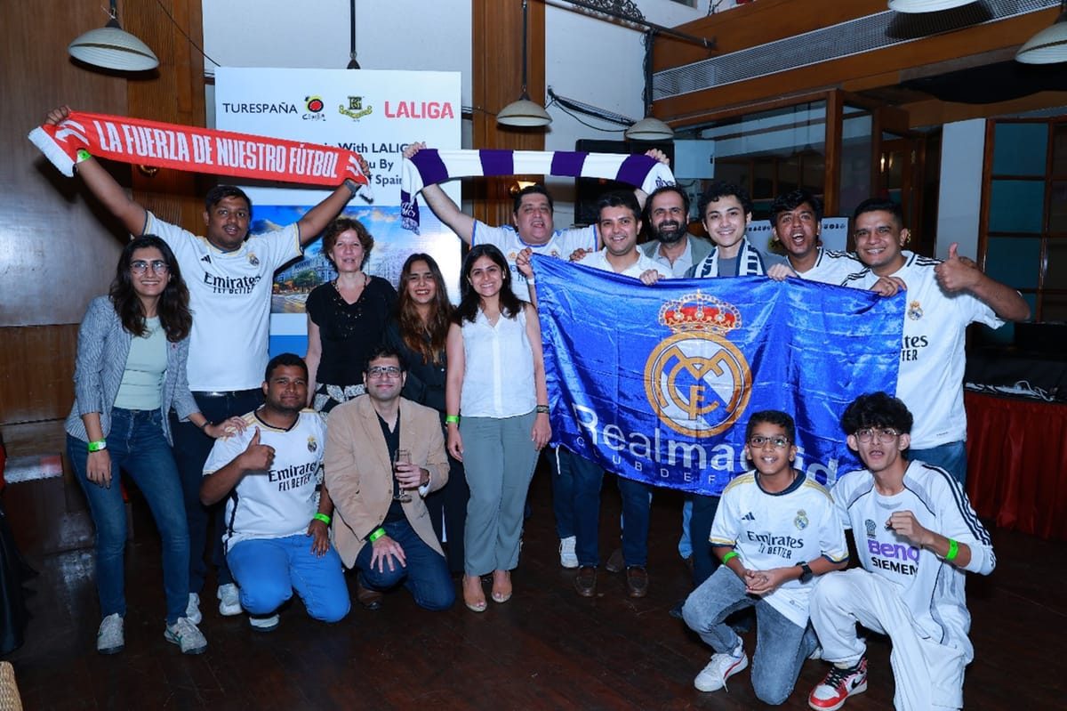 Spanish football watch party at Bombay Gymkhana