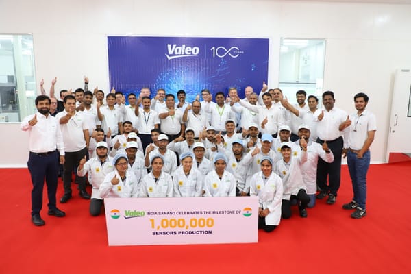 Valeo celebrates one million ultrasonic sensors production