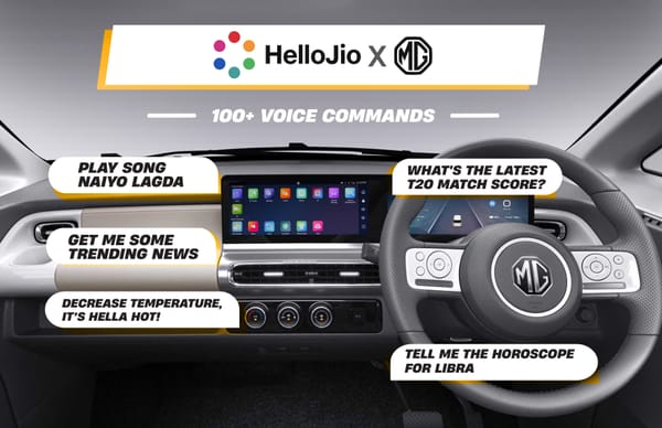 Jio Platforms to power "In-Car Voice Experience" for MG Motor India