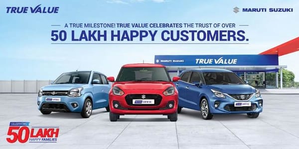 Maruti Suzuki True Value celebrates milestone of 50 lakh pre-owned car sales