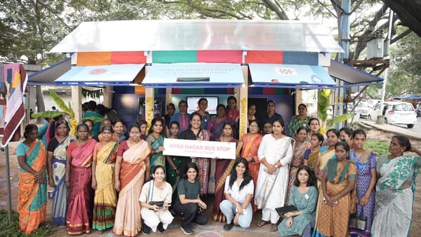 Bengaluru gets its first travelling Bus Stop!