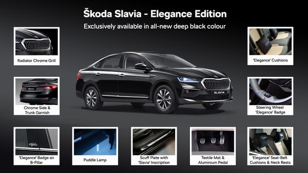 Škoda Auto India launches Elegance Editions in all- new Deep Black colour for the Kushaq and Slavia