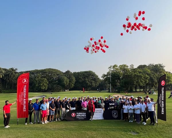 8th Turkish Airlines World Golf Cup, world’s most prominent corporate golf tournament, played in Mumbai on the 10th November 2023