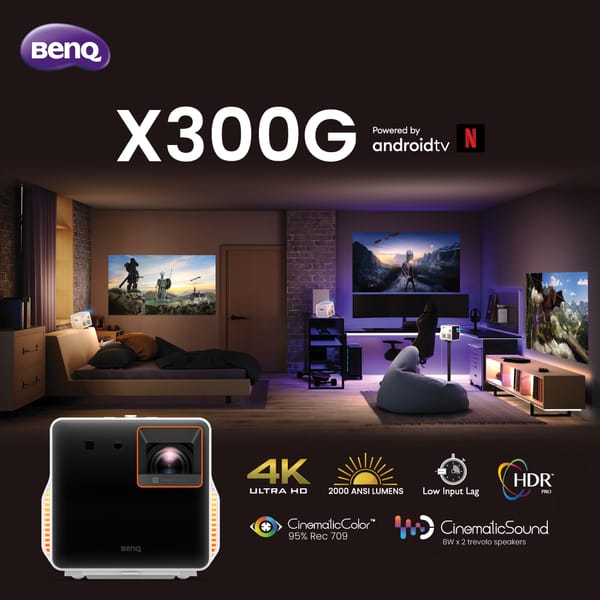 Introducing the X300G Smart-LED Projector by BenQ