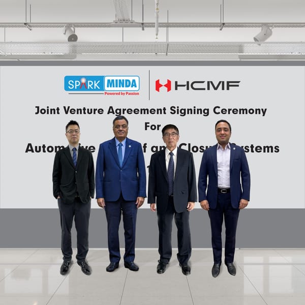 Minda Corporation Signs Joint Venture Agreement with HCMF