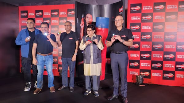 Kiran Bedi unveils Eveready’s Siren Torch for women’s safety