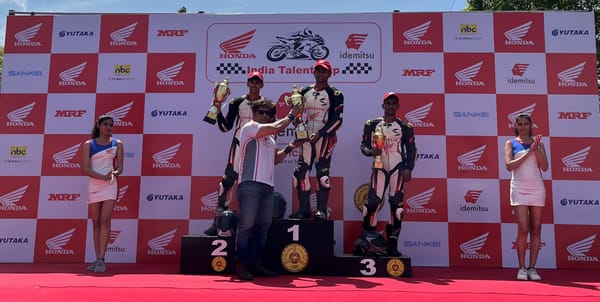 IDEMITSU Honda India Talent Cup NSF250R in Chennai