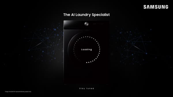 Samsung to Launch 10 AI Washing Machines