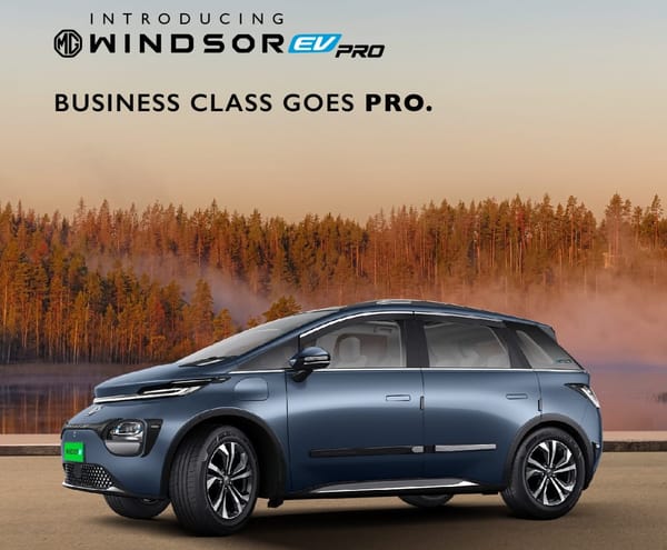 JSW MG Motor India launches Windsor PRO